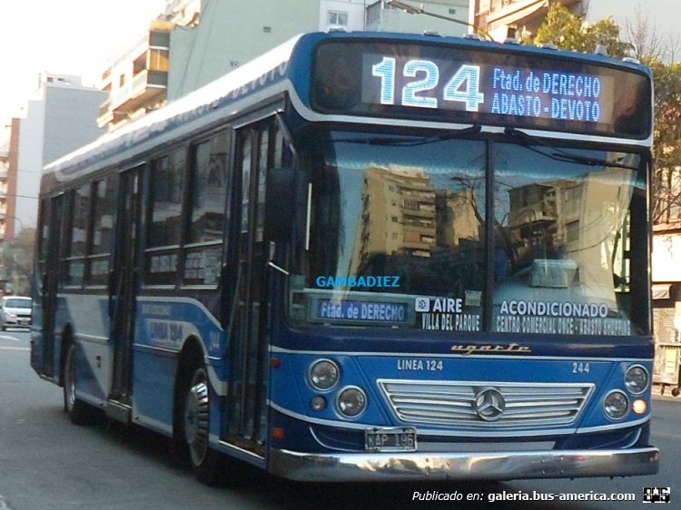 Mercedes-Benz O-500 U - Ugarte - Transporte Automotor Callao
KAP 196
Línea 124 - Interno 244
(Ex coche 39 de la línea 12)

Foto: "Truku" Gambadiez
Colección: Charly Souto

http://galeria.bus-america.com/displayimage.php?pid=26125
http://galeria.bus-america.com/displayimage.php?pid=37491
http://galeria.bus-america.com/displayimage.php?pid=37518
http://galeria.bus-america.com/displayimage.php?pid=40223
Palabras clave: Transporte Automotor Callao - Interno 244