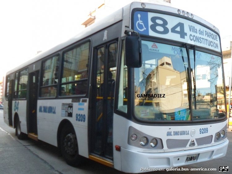Agrale MT 12 - Todo Bus - General Tomás Guido
LKT 170
Línea 84 - Interno 9209

Foto: "Truku" Gambadiez
Colección: Charly Souto

http://galeria.bus-america.com/displayimage.php?pid=39020
Palabras clave: General Tomás Guido - Interno 9209