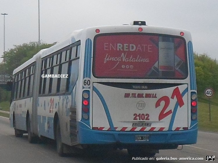 Agrale MT 27 - Todo Bus - Tte. Gral. Roca
ONM 501
Línea 21 - Interno 2102

Foto: "Truku" Gambadiez
Colección: Charly Souto
Palabras clave: Tte. Gral. Roca - Interno 2102