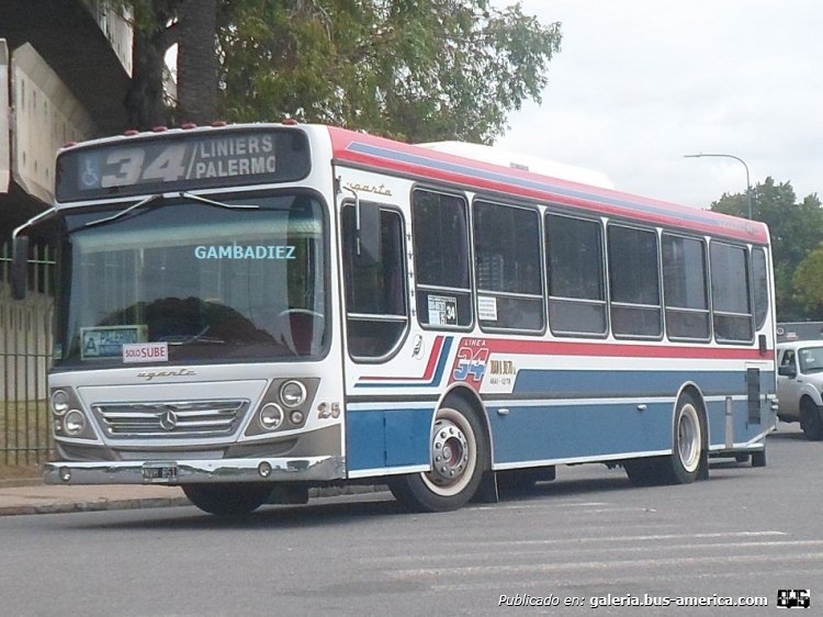 Mercedes-Benz OH 1618 L - Ugarte - Juan B. Justo
NVH 851
Línea 34 - Interno 25

Foto: "Truku" Gambadiez
Colección: Charly Souto

http://galeria.bus-america.com/displayimage.php?pid=31776
http://galeria.bus-america.com/displayimage.php?pid=37337
Palabras clave: Juan B. Justo - Interno 25