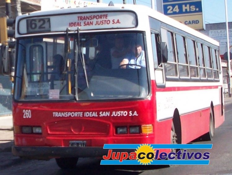 LINEA 621 - TRANSP. IDEAL SAN JUSTO - INT. 260
CJB817
COCHE DE ESTRENO EN LA 621, QUE ESTA RENOVANDO BASTANTE CON LO QUE VAN DANDO DE BAJA EN SU EMPRESA MADRE, LA 96
RUTA NAC. Nº 3 - ISIDRO CASANOVA
Palabras clave: LA FAVORITA DIMEX