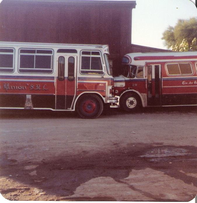 Un 29 que se iba, otro que llegaba para reemplazarlo en la Cia. La Unión.
C.309465 [2º]
http://galeria.bus-america.com/displayimage.php?pos=-21698 [2º]

En esta foto aparece el mismo 29 de la foto anterior. Pero esta foto tiene un valor histórico muy grande. Es igual a la foto que conseguí y subí de Rivadavia de dos 21's El Diseño y El Indio estacionados (Uno que se iba,y el otro dejaba el servicio).
Acá vemos lo mismo, un Frontalito San Miguel 0km que llegaba para reemplazarlo.
El Frontalito anduvo hasta el fín de la empresa en 1999.

Foto de Aníbal Bendini.
[Datos de derecha a izquierda]
Palabras clave: LaUnión Interno29 Linea500