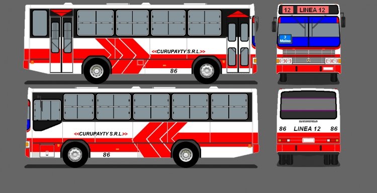 Marcopolo Torino LN (para Paraguay) - Curupayty
