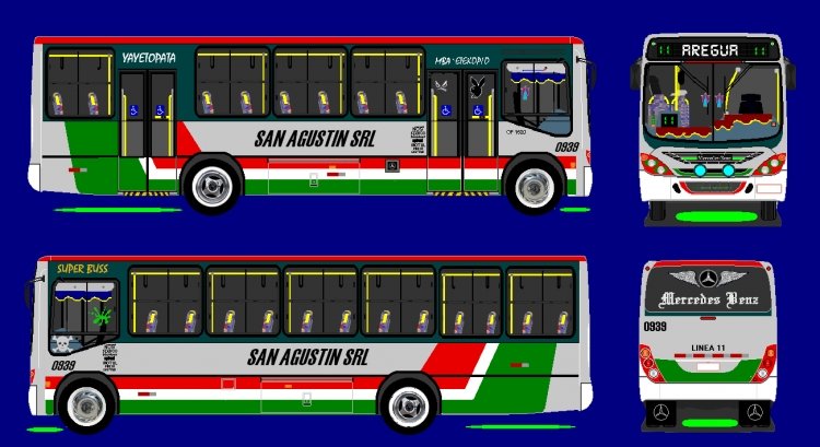 Marcedes-Benz - San Agustin S.R.L. , Linea 11
Diseño y Pintura: Carlos Melgarejo
Palabras clave: MB