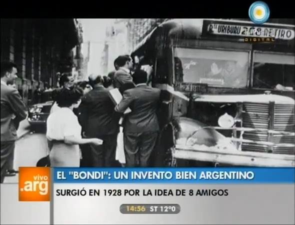 Bedford OB - GM (ensamblada en Argentina) - DOTA
Foto de archivo. Imagen de un especial sobre la historia del colectivo en "Vivo en Argentina" de Canal 7

