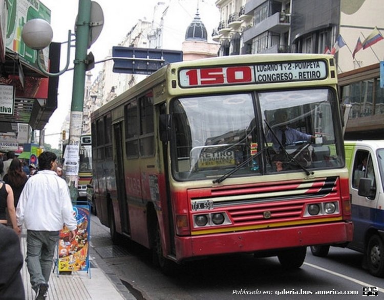 Mercedes-Benz OH 1318 - Busscar Urbanus (en Argentina) - TARSA
TFX 558 - ex patente C.1707259

Línea 150 (Buenos Aires)

Fotografía: Villamota
