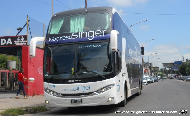 Scania - Comil (en Argentina) - Expreso Singer
OKT 182
Interno 779

