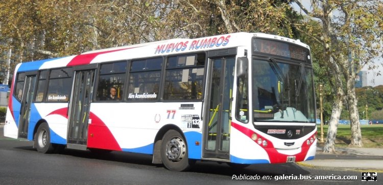 Mercedes-Benz OH 1718 L - Metalpar - Nuevos Rumbos
Línea 132 - Interno 77 
