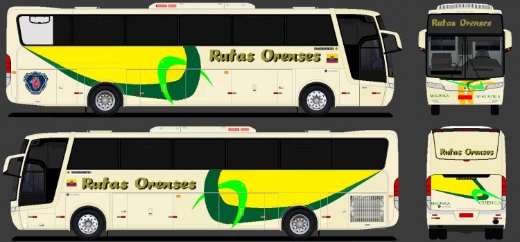 Scania K 360 - Busscar Jum Buss 360 (para Ecuador) - Rutas Orenses
Diseño y pintura : Marco Alvarez
Basado en el diseño de Gustavo Dalcomo
Scania K-360
