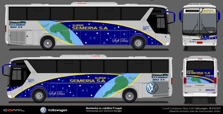 Comil Campione Vision 3.45 Volkswagen 18-310 EOT
Antes era MB yo lo modifique para VW
