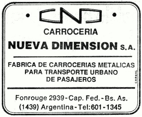 Publicidad de la carrocera
Palabras clave: Gamba / Nueva D