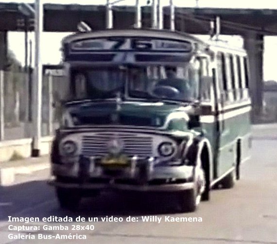 Mercedes-Benz LO 1114 - C.E.A.P. - Línea 76
Línea 76

Imagen editada de un video de: Willy Kaemena
Captura: Gamba 28x40
Palabras clave: Gamba / 76