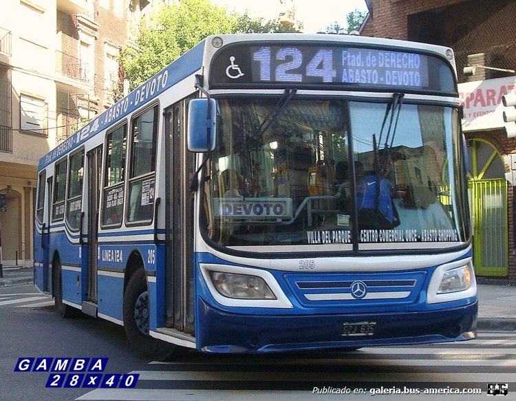 Mercedes-Benz O-500 U - Italbus - Línea 124
GZJ 635
Línea 124 - Interno 205

Colección: Gamba 28x40
Palabras clave: Gamba / 124