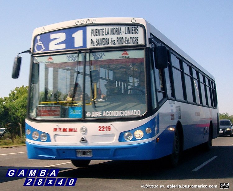 Agrale MT 17.0 LE - Todo Bus - General Roca
OOT 780
Línea 21 - Interno 2219
Al servicio del Ferrocarril Sarmiento, por autopista

Colección: Gamba 28x40
Palabras clave: Gamba / 21