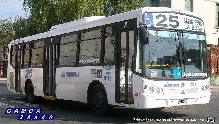 Agrale MT 15 - Todo Bus - General Tomás Guido
OSF 759
Línea 25 - Interno 9138

Colección: Gamba 28x40
Palabras clave: Gamba / 25