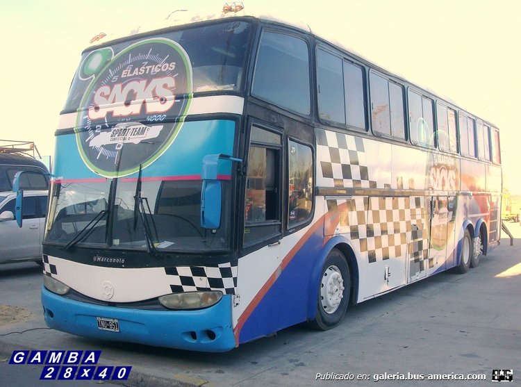 Scania - Marcopolo (en Argentina) - Particular
B 2526080 - TNU 851

Colección: Gamba 28x40
Palabras clave: Gamba / Larga