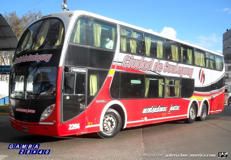 Mercedes-Benz O-400 RSD - Metalsur Starbus 405 - Ciudad de Gualeguay
¿FJJ674? ¿FJJ675?
Interno 2206

Colección: Gamba 28x40
Palabras clave: Gamba / Larga