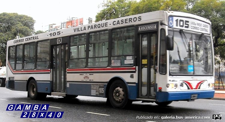 T.A.T.S.A. - Puma D 12 - América
HXJ 129
Línea 105 - Interno 46

Colección: Gamba 28x40
Palabras clave: Gamba / 105