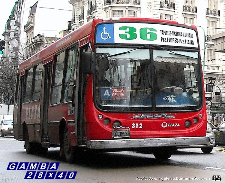 Mercedes-Benz OH 1315 L - Metalpar - Plaza
FUU 153
Línea 36 - Interno 312
Mismo coche que mostró "Charly Gambadiez", hoy en ésta línea, pero no se lo ve de la misma forma que supo tener el la línea 102

Colección: Gamba 28x40

http://galeria.bus-america.com/displayimage.php?pid=37203
Palabras clave: Gamba / 36