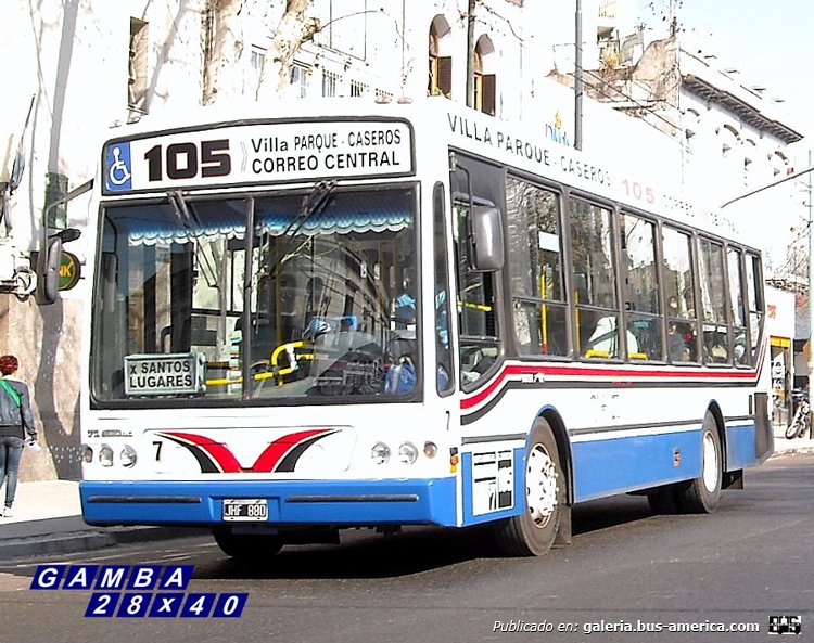 T.A.T.S.A. - Puma D 10.5 - América
JHF 880
Línea 105 - Interno 7

Colección: Gamba 28x40
Palabras clave: Gamba / 105