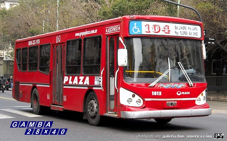 T.A.T.S.A. - Puma D 10.5 - Empresa de Transportes Línea 104
FQD 783
Línea 104 - Interno 1015
Unidad renumerada, también le dieron un poco de cariño, se ve mucho mejor que hace un tiempo

Colección: Gamba 28x40

http://galeria.bus-america.com/displayimage.php?pid=34802
http://galeria.bus-america.com/displayimage.php?pid=41636
Palabras clave: Gamba / 104