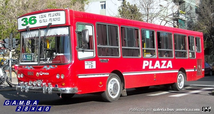 Mercedes-Benz OH 1315 L - La Favorita - Plaza
Línea 36 - Interno 332

Colección: Gamba 28x40
Palabras clave: Gamba / 36