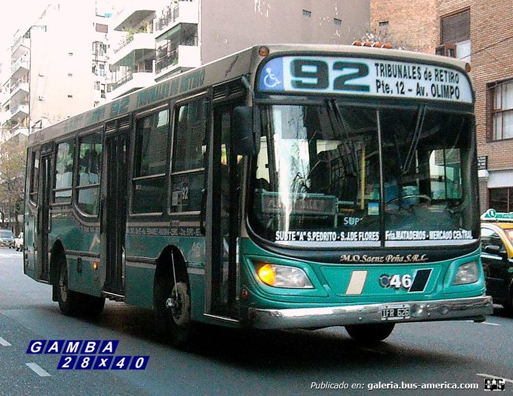 Mercedes-Benz OH 1315 L - Italbus - M.O. Saenz Peña
IFR 626
Línea 92 - Interno 46

Colección: Gamba 28x40
Palabras clave: Gamba / 92