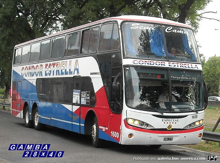 Mercedes-Benz O-400 RSD - Busscar (en Argentina) - Cóndor-Estrella
EMW 278
Interno 1600
El ómnibus de las dos caras

Colección: Gamba 28x40

http://galeria.bus-america.com/displayimage.php?pid=39146
Palabras clave: Gamba / Larga