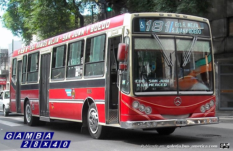 Mercedes-Benz OH 1618 L - Metalpar - Siglo XXI
JIS 603
Línea 181 - Interno 216
Aparentemente con pasado netamente rosarino
Reemplaza a un Mercedes-Benz OH 1115 Italbus Venecia, que a su vez, e increíblemente, reemplazó a un Mercedes-Benz OH 1618 L Nuovobus que había ingresado 0 Km, hoy es el interno 42 de la línea 109

Colección: Gamba 28x40
Palabras clave: Gamba / 181