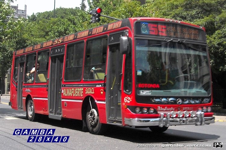 Mercedes-Benz OH 1618 L - Nuovobus - Almafuerte
LWS 064
Línea 55 - Interno 62

Colección: Gamba 28x40
Palabras clave: Gamba / 55