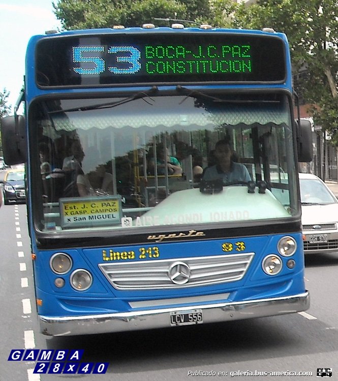 Mercedes-Benz OH 1718 L - Ugarte Europeo 2007 - Línea 213
LCV 556
[url=https://bus-america.com/galeria/displayimage.php?pid=67017]https://bus-america.com/galeria/displayimage.php?pid=67017[/url]
[url=https://bus-america.com/galeria/displayimage.php?pid=39186]https://bus-america.com/galeria/displayimage.php?pid=39186[/url]
[url=https://galeria.bus-america.com/displayimage.php?pid=39386]https://galeria.bus-america.com/displayimage.php?pid=39386[/url]
[url=https://bus-america.com/galeria/displayimage.php?pid=38974]https://bus-america.com/galeria/displayimage.php?pid=38974[/url]

Línea 53 - Interno 93
No cesa el ingreso de coches procedentes de M.O.C.B.A., línea 59, a ésta línea, ahora provistos de aire acondicionado

Colección: Gamba 28x40
Palabras clave: Gamba / 53