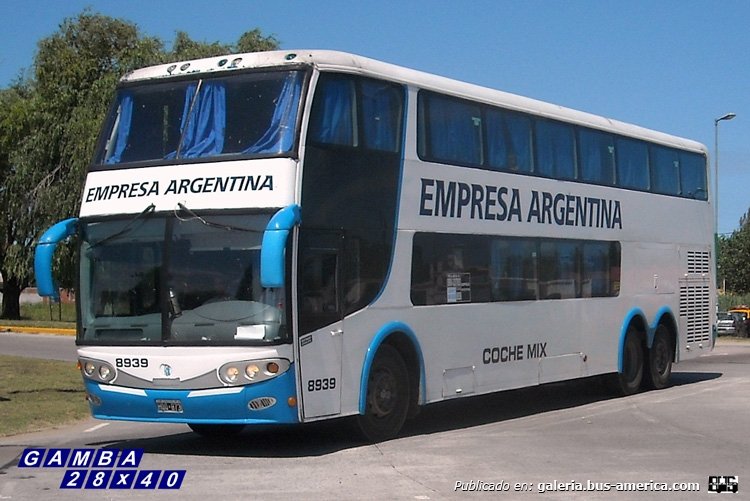 Mercedes-Benz O-500 RSD - Niccoló - Empresa Argentina
HQQ 873
Interno 8939
En la imagen es ilegible, pero en un calco, bajo la ventanilla del conductor, lleva la leyenda "Restauró Zabaleta", lo que indica que el coche pasó por el taller del cual es responsable "Ovelix"

Colección: Gamba 28x40

http://galeria.bus-america.com/displayimage.php?pid=34078
http://galeria.bus-america.com/displayimage.php?pid=39466
Palabras clave: Gamba / Larga