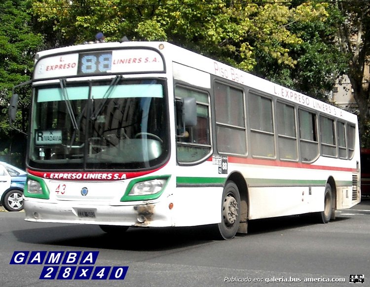 Mercedes-Benz O-500 U - Italbus - L.E. Liniers
IIX 502
Línea 88 - Interno 43

Colección: Gamba 28x40
Palabras clave: Gamba / 88