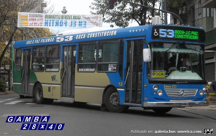 Mercedes-Benz OH 1618 L - Ugarte - Línea 213
LCV 590
Línea 53 - Interno 12

Colección: Gamba 28x40
Palabras clave: Gamba / 53