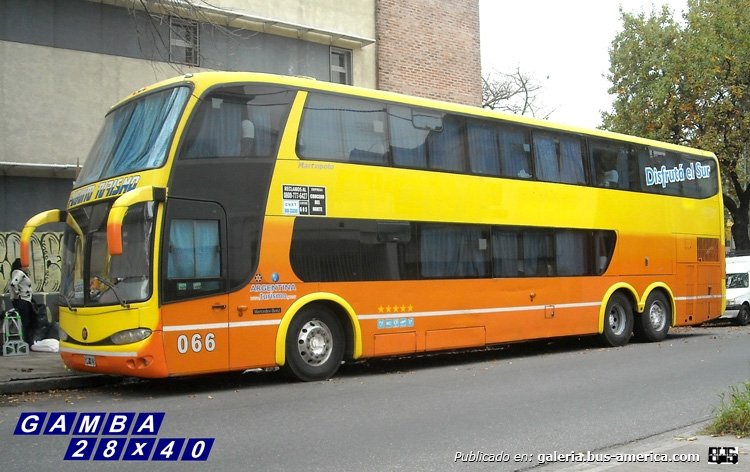 Mercedes-Benz O-500 RSD - Marcopolo (en Argentina) - Huguito Turismo
GYM 815
Interno 066
Con evidente pasado en Crucero Del Norte, aún lleva el cartel de la C.N.R.T.

Colección: Gamba 28x40
Palabras clave: Gamba / Larga