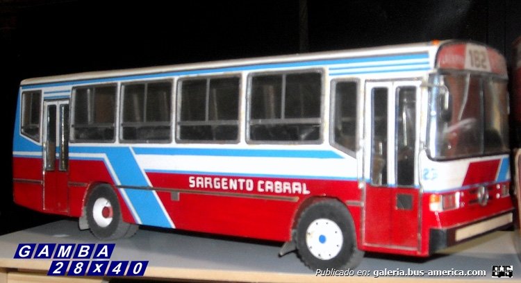 Mercedes-Benz OF 1214 - San Miguel - Sargento Cabral (Maqueta)
Línea 182 - Interno 23
Reproducción en miniatura

Colección: Gamba 28x40
Palabras clave: Gamba / 182