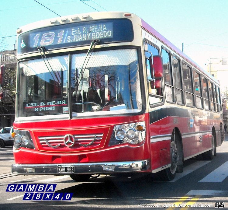 Mercedes-Benz OH 1618 L - La Favorita - Siglo XXI
KWH 983
Línea 181 - Inrterno 201
En funciones desde hace unos días, mantiene el equipo de aire acondicionado, proviene de la línea 68

Colección: Gamba 28x40

http://galeria.bus-america.com/displayimage.php?pid=41194
Palabras clave: Gamba / 181