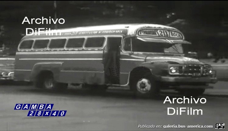 Bedford (G.M.A.) - F.A.C. - Línea 213
Línea 213 - Interno 25

Editada de un video de DiFilm
Captura: Gamba 28x40
Palabras clave: Gamba / 213
