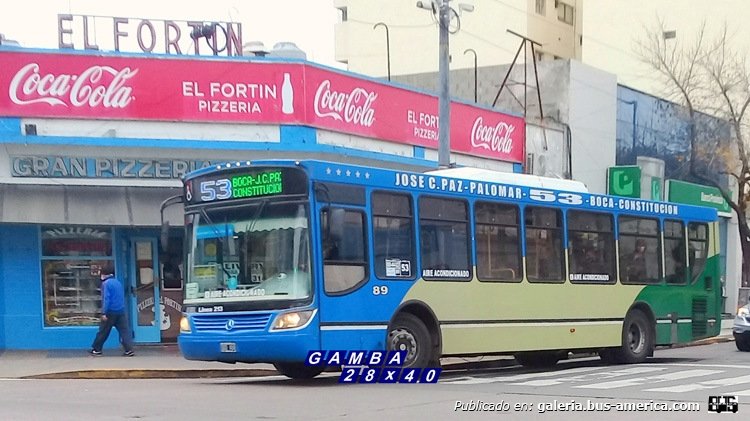 Mercedes-Benz OH 1718 L - SB - Italbus Tropea - Línea 213 S.A.
Línea 53 (Buenos Aires) - Interno 89

Fotografía: Gamba 28x40
Palabras clave: Gamba / 53