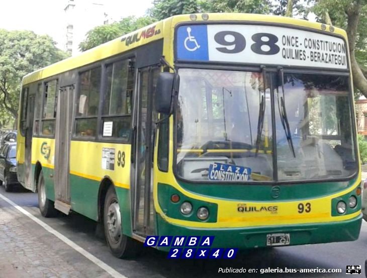 Agrale MT 12.0 LE - Todo Bus Pompeya - Expreso Quilmes
GYT 251

Línea 98 (Buenos Aires) - Interno 93 [abril 2013 - noviembre 2017]
Ex línea 20 (Buenos Aires) - 1813 [hasta marzo 2013]

Fotografía: Gamba 28x40
Palabras clave: Gamba / 98