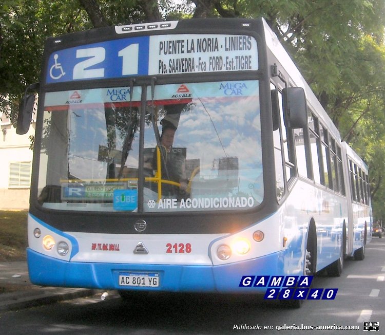 Agrale MT 27.0 LE - Todo Bus Pompeya III - Emp Tte Gral Roca S.A. 
AC 801 YG
Línea 21 (Buenos Aires) - Interno 2128

Fotografía: Gamba 28x40
Palabras clave: Gamba / 21