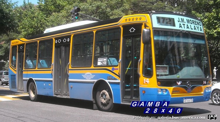 Mercedes-Benz OH 1621 L - SB - Nuovobus Menghi - La Cabaña
AE 018 ZS
Línea 172 (Buenos Aires) - Interno 14
Renovación de corta data

Fotografía: Gamba 28x40
Palabras clave: Gamba / 172