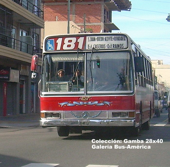 Mercedes-Benz OH 1521 L - Ei-Var - Siglo XXI
DJC 605
Línea 181 - Interno 225
Lamentablemente se ha retirado de servicio a este coche.
Se va así uno de los últimos exponentes de esta carrocera, productora de muy buenos diseños y mejor calidad constructiva. De seguro lo vamos a extrañar
Gracias por los servicios prestados !!

Colección: Gamba 28x40

http://galeria.bus-america.com/displayimage.php?pos=-25817
http://galeria.bus-america.com/displayimage.php?pos=-26502
http://galeria.bus-america.com/displayimage.php?pid=40678
Palabras clave: Gamba / 181