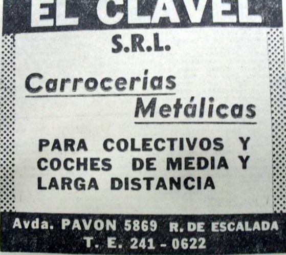 Carrocerías El Clavel
Esta carrocera fue la antecesora de Costa Brava
Colección J Arcuri - A A Deluca
Palabras clave: Gamba / Clavel