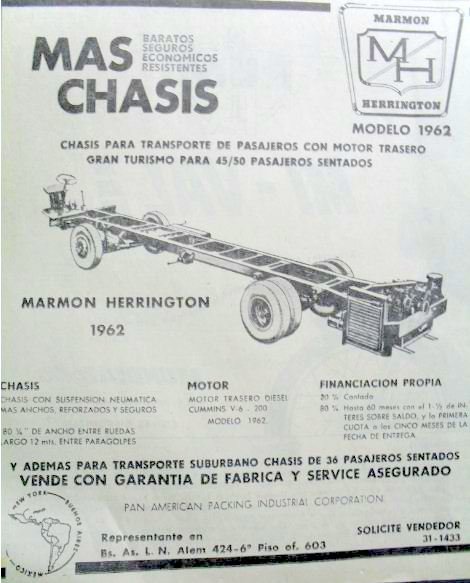 Marmon Herrington (en Argentina)
Publicidad de un chasis poco conocido
Gentileza de J Arcuri - A A Deluca
Palabras clave: Gamba / Marmon