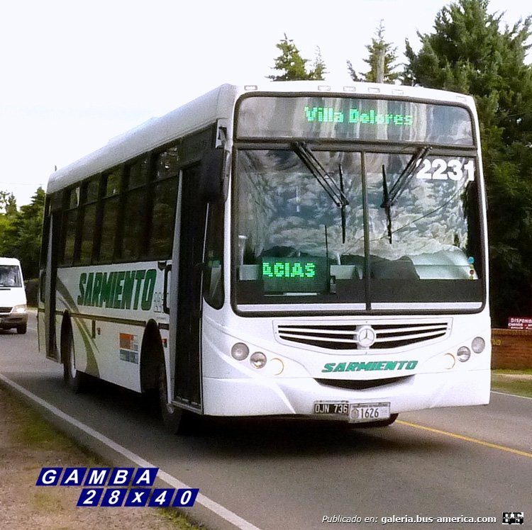 Mercedes-Benz OF 1418 - Metalpar - Sarmiento
OJN 736 - Chapa provincial 1626
Interno 2231

Colección: Gamba 28x40
Palabras clave: Gamba / Cba