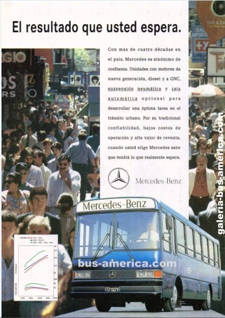 Publicidad de Mercedes-Benz Argentina
C 1710279
Publicidad de los chasis 1316 OHL y OHL G, también 1320 y 1420 OHL
Palabras clave: Gamba / OHL