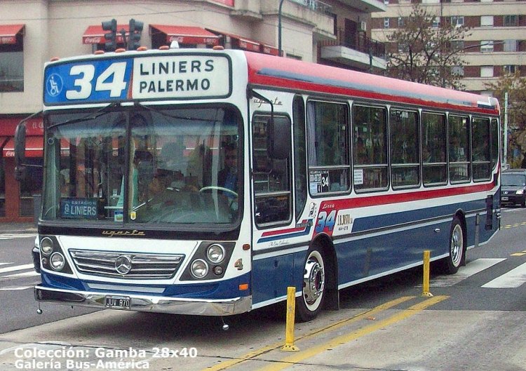 Mercedes-Benz OH 1718 L - Ugarte - Juan B Justo
JUV 870
Línea 34 - Interno 4

Colección: Gamba 28x40
Palabras clave: Gamba / 34