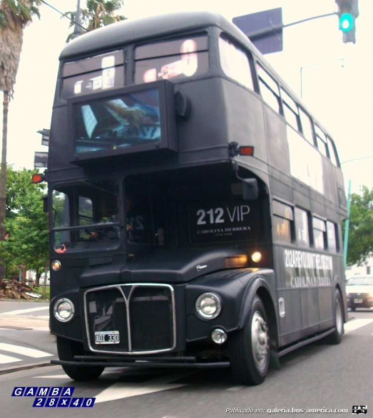 AEC - Park Royal Routemaster (en Argentina) - Museo Del Automóvil
ADI 330
En verdad llama mucho la atención verlo circular por Buenos aires

Colección: Gamba 28x40

http://galeria.bus-america.com/displayimage.php?pid=25508
Palabras clave: Gamba / AEC