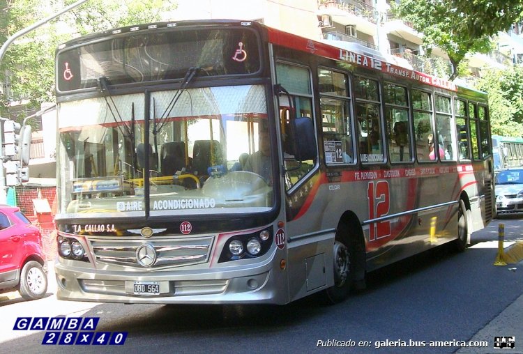 Mercedes-Benz OH 1718 L SB - La Favorita - T.A. Callao
OBD 564
http://galeria.bus-america.com/displayimage.php?pid=37570

Línea 12 - Interno 112
Al servicio del Ferrocarril Sarmiento

Colección: Gamba 28x40
Palabras clave: Gamba / 12